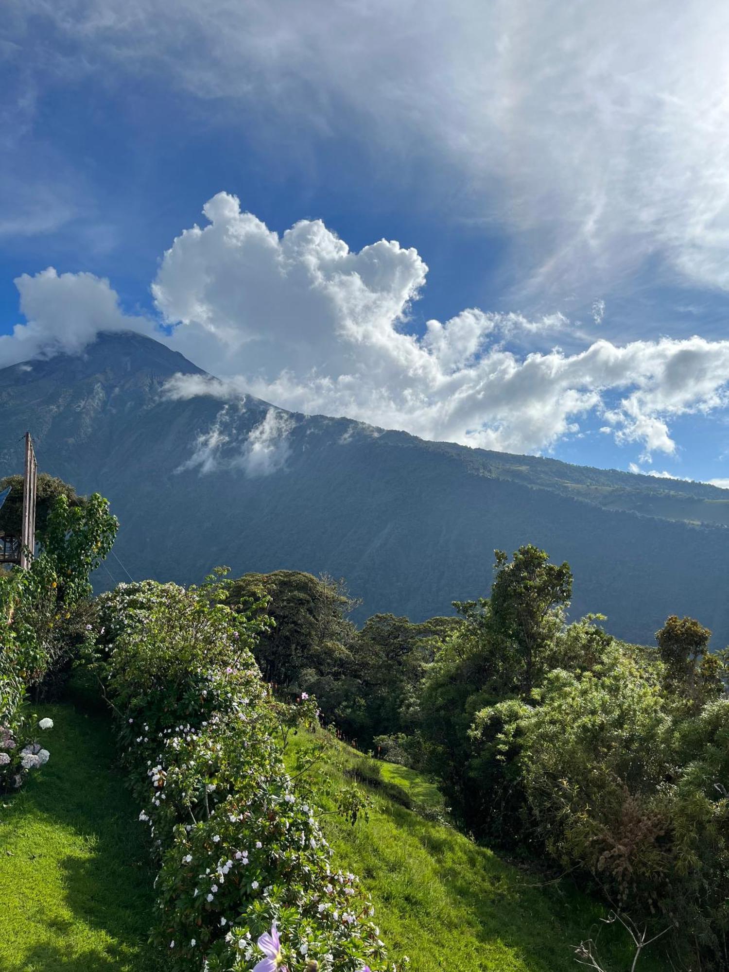 Premium Holiday Cabin - Spectacular Tungurahua Volcano View Baños Dış mekan fotoğraf